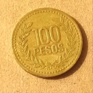 1994 Columbia 100 Pesos Coin